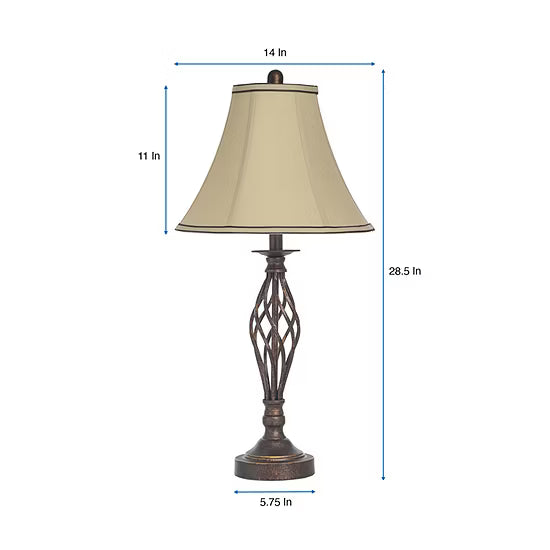 Stylecraft 28.5" Barclay Metal Table Lamp